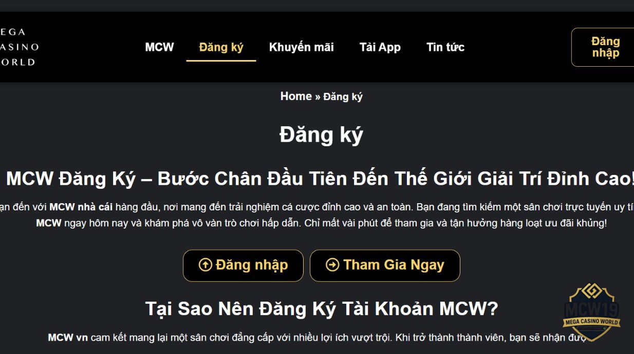 Đăng Ký MCW19 Hướng Dẫn Chi Tiết, An Toàn 1 MCW19 có hợp pháp và đáng tin cậy không?